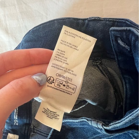 Pilcro Slim 70s High-Rise Crop Flare Jeans - Picture 9 of 12